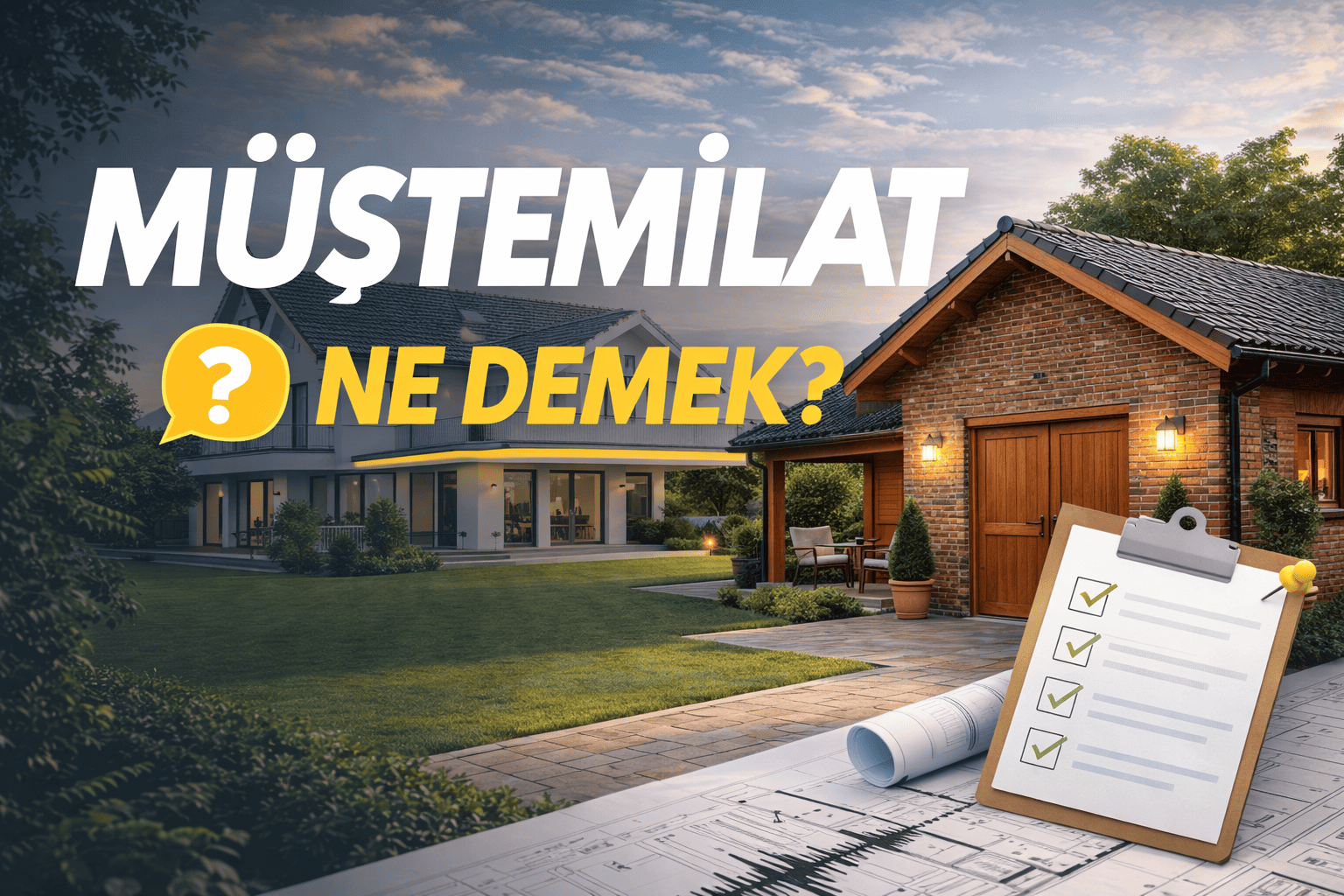 Müştemilat Ne Demek?