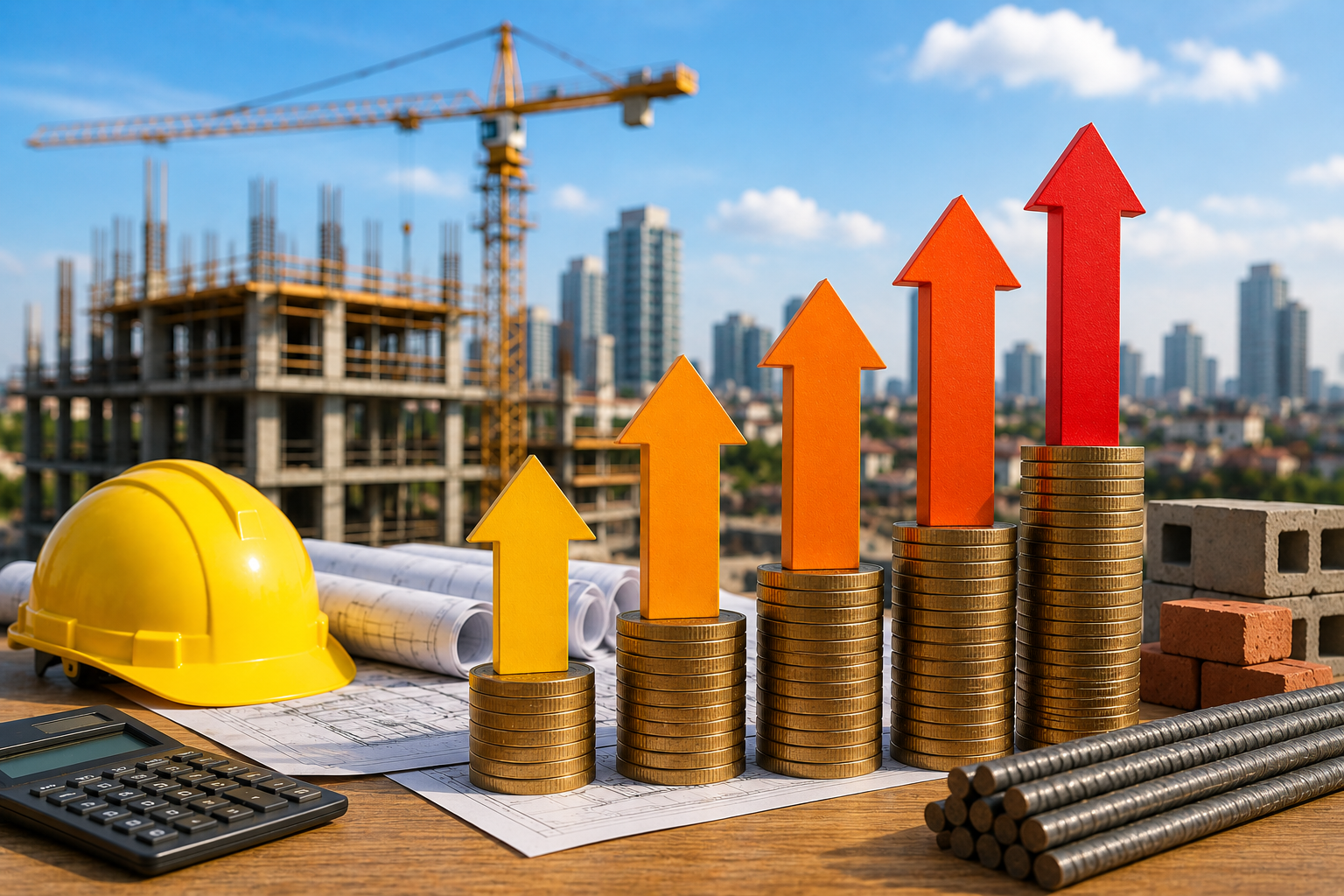 İnşaat Maliyet Endeksi Mart 2026'da Yükseldi: Maliyetler Cep Yakıyor