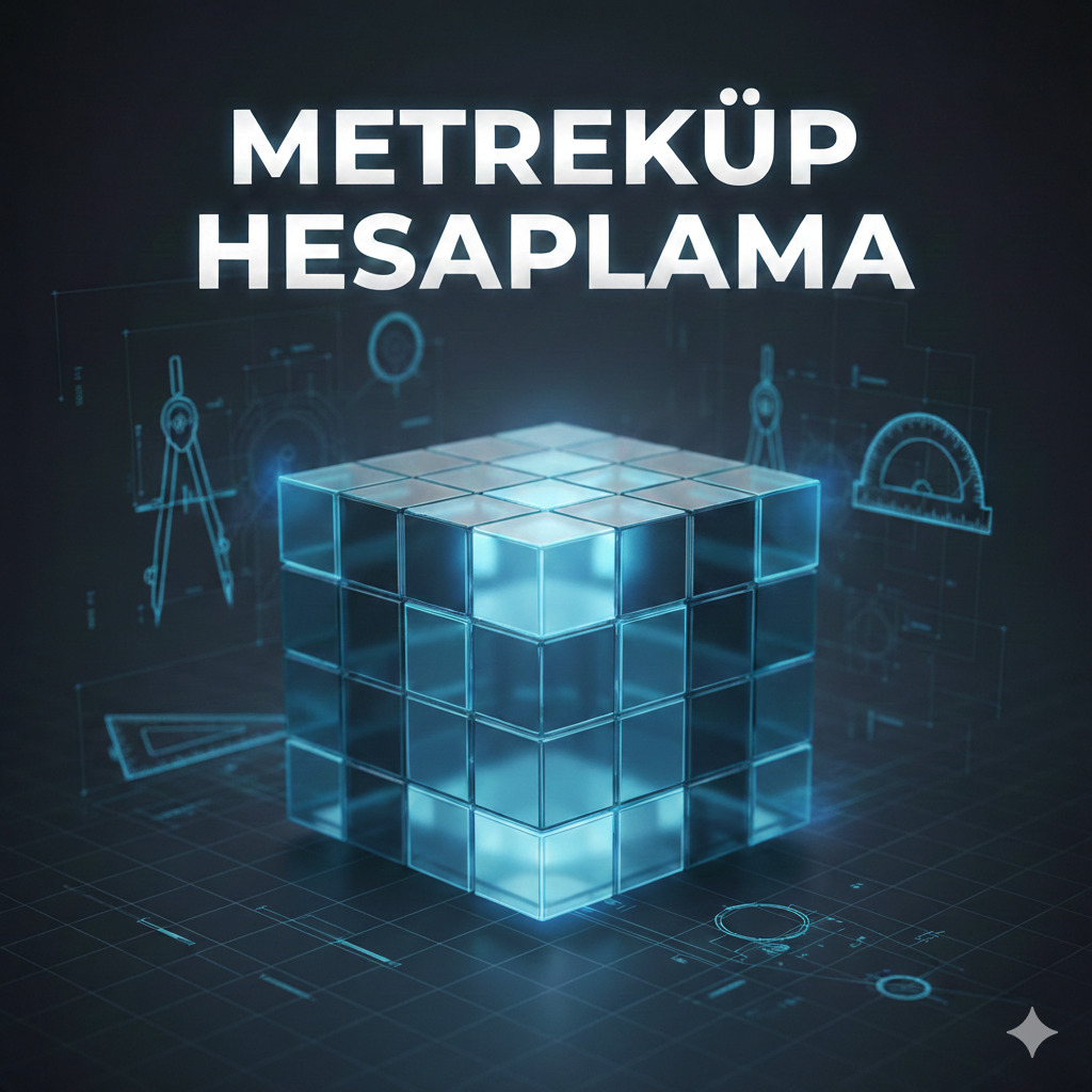 Metreküp (m³) Hesaplama: Formülü, Örnekleri ve Konut Hacmi (2026 Güncel)