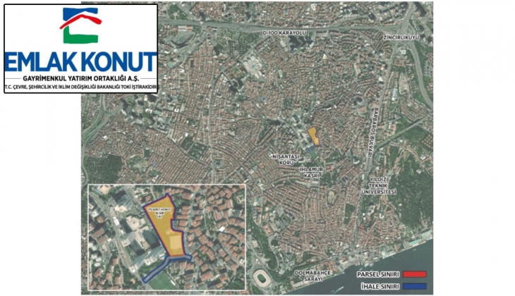 Emlak Konut GYO Beşiktaş Dikilitaş arsasına 17.4 milyarlık teklif!