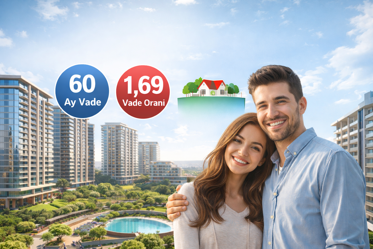 Özak GYO'dan Hayalinizdeki Ev Kampanyası: 60 Ay Vade, 1,69 Vade Oranı