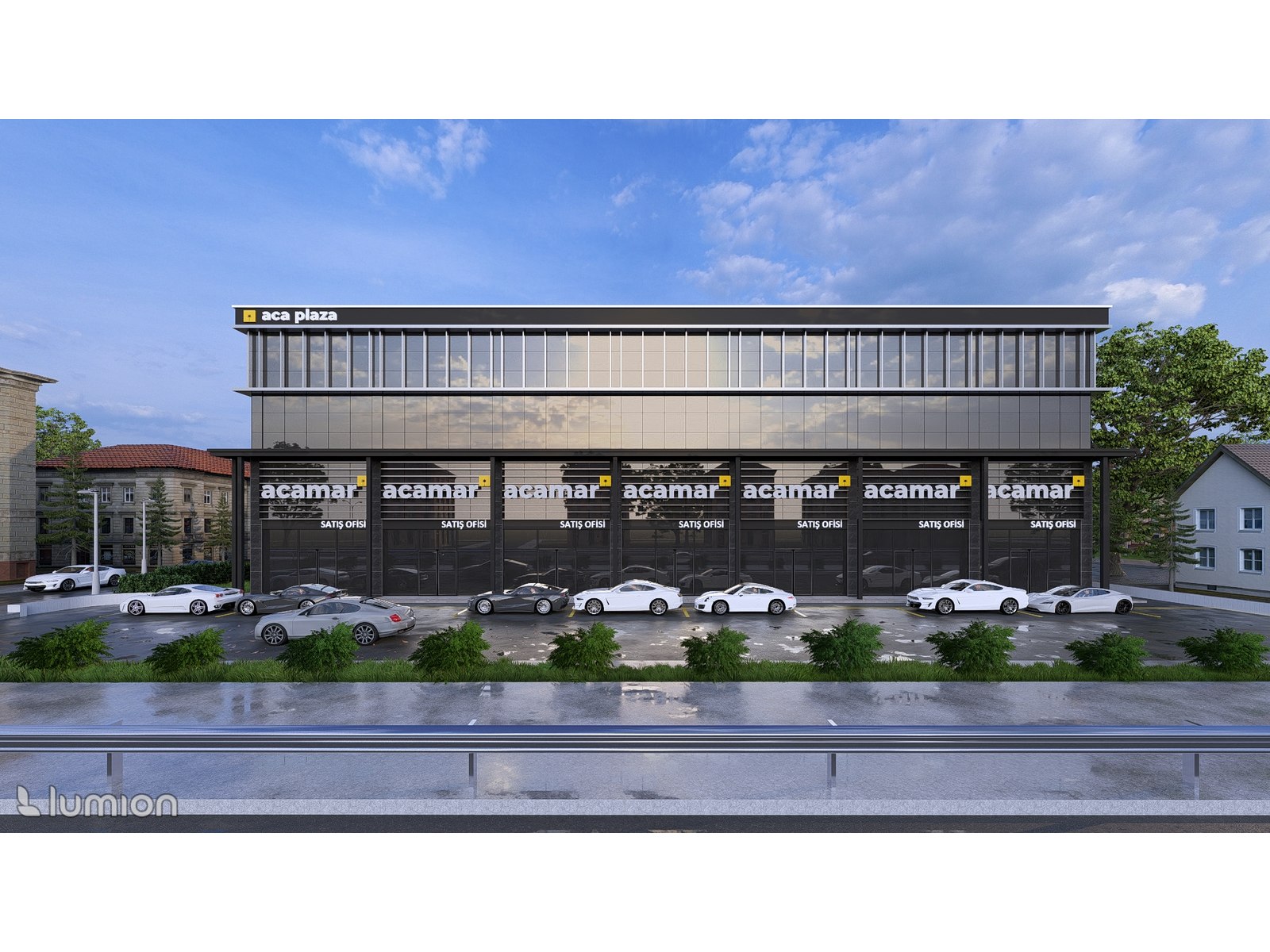 Advanced Commercial Architecture Plaza